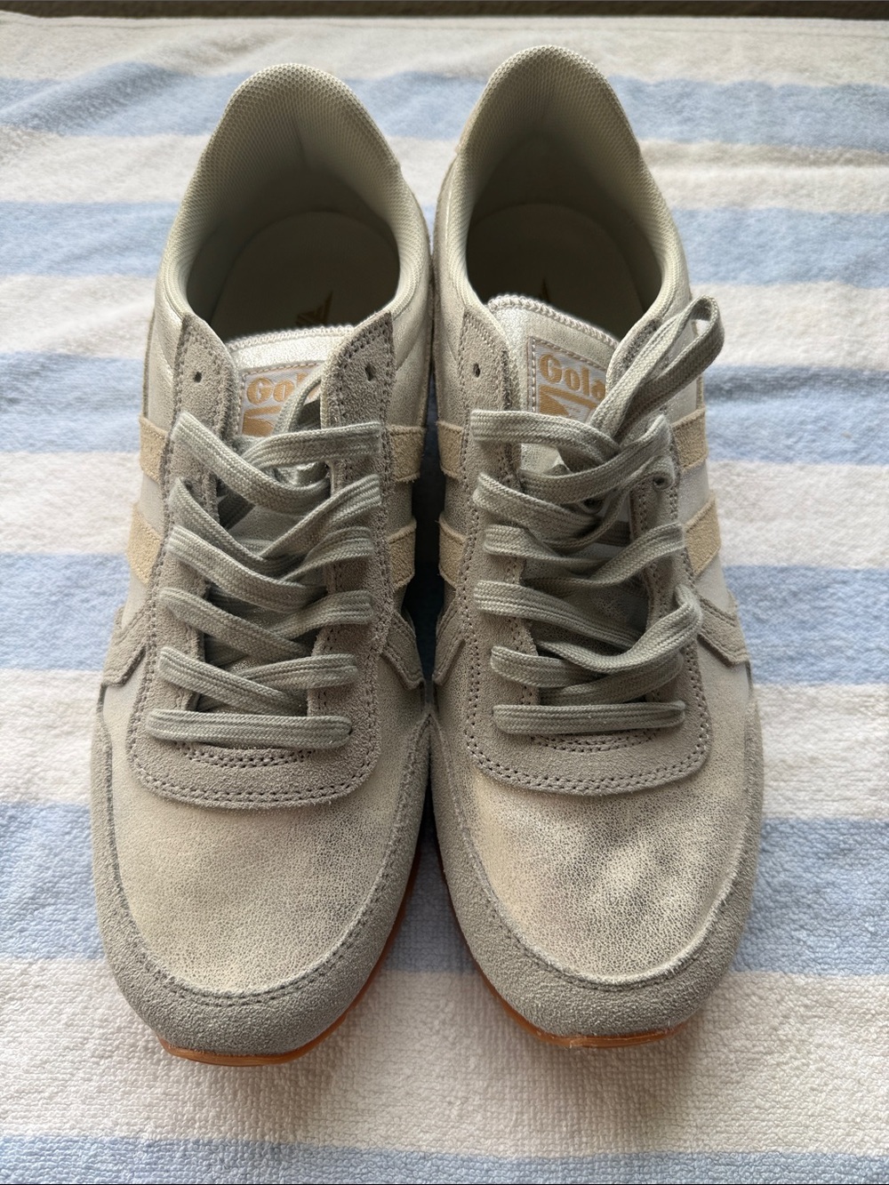 NWOT Gola Sneakers in Silver & Gray